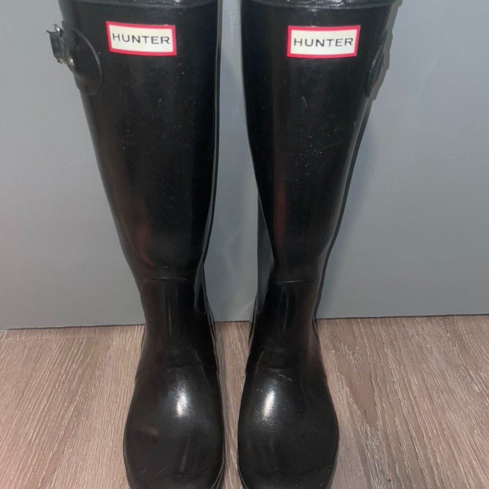 Tall Black Hunter Rainboots